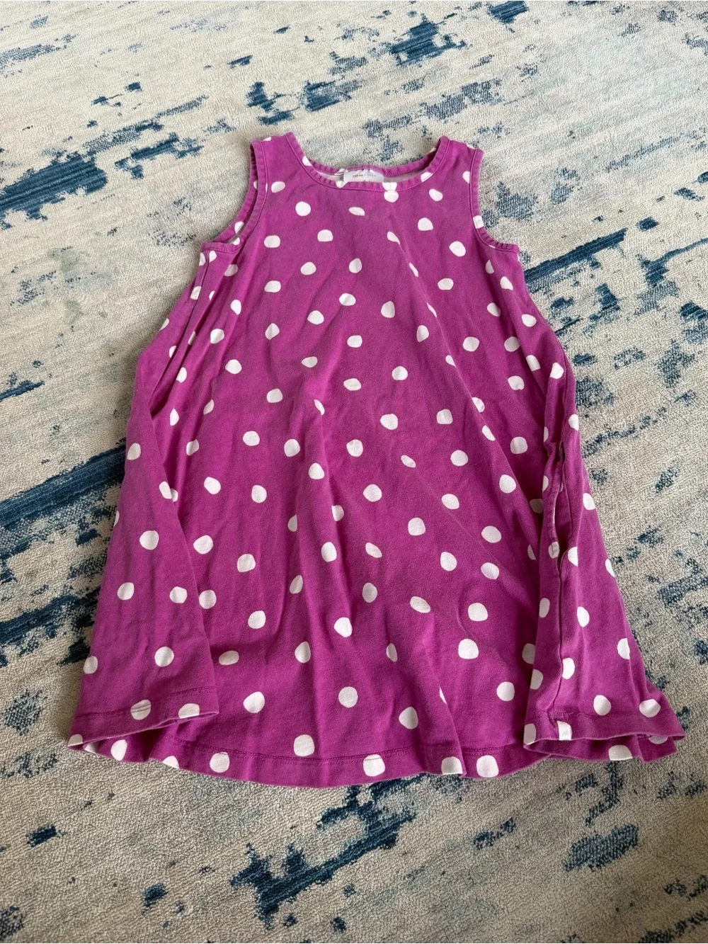 Hanna Andersson Polka Dot Swing Dress w/ Pockets 6-7